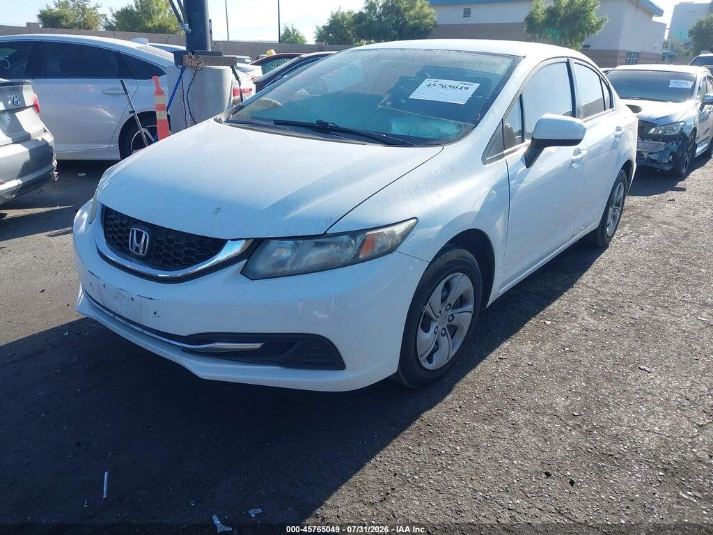 19XFB2F52EE204543 2014 HONDA CIVIC photo no. 2