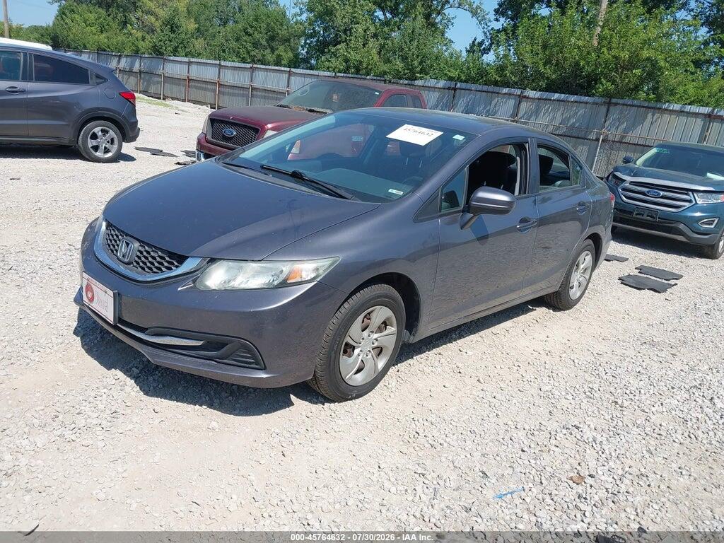 2HGFB2F50EH557062 2014 HONDA CIVIC photo no. 2