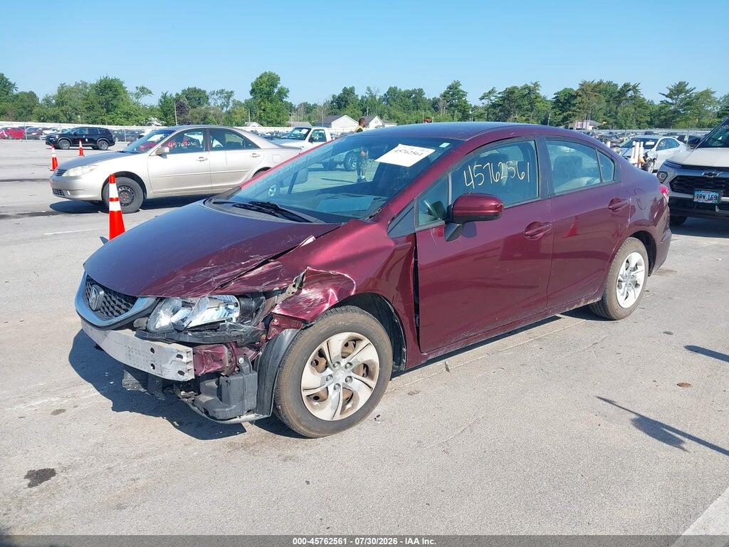 19XFB2F53EE022818 2014 HONDA CIVIC photo no. 2
