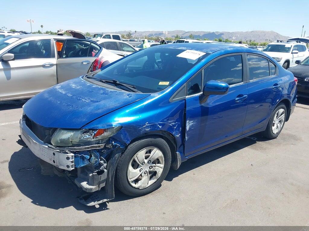 19XFB2F51EE083455 2014 HONDA CIVIC photo no. 2