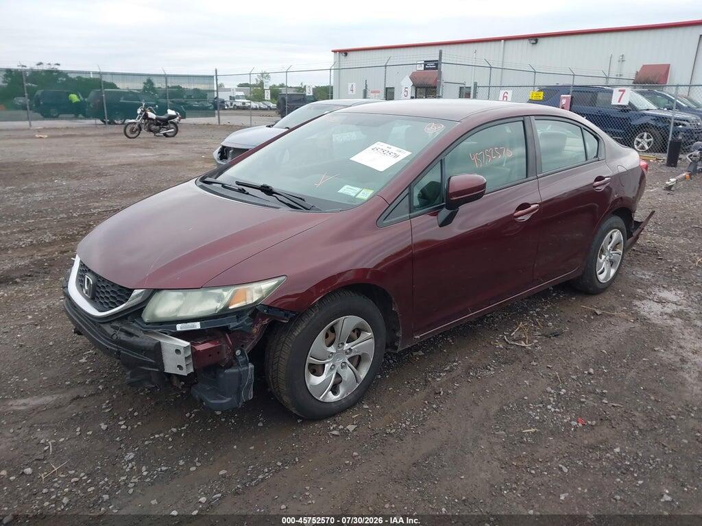 19XFB2F54EE244851 2014 HONDA CIVIC photo no. 2