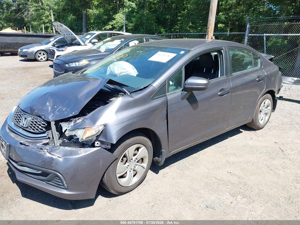 19XFB2F52EE258375 2014 HONDA CIVIC photo no. 2