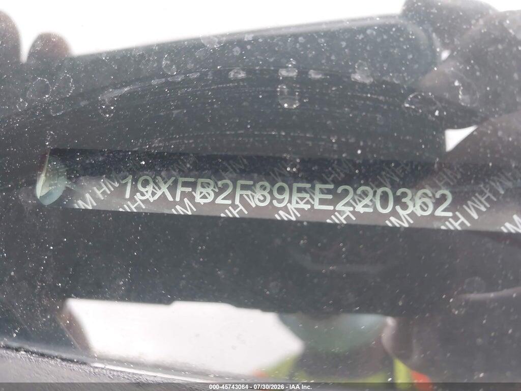19XFB2F89EE220362 2014 HONDA CIVIC photo no. 9