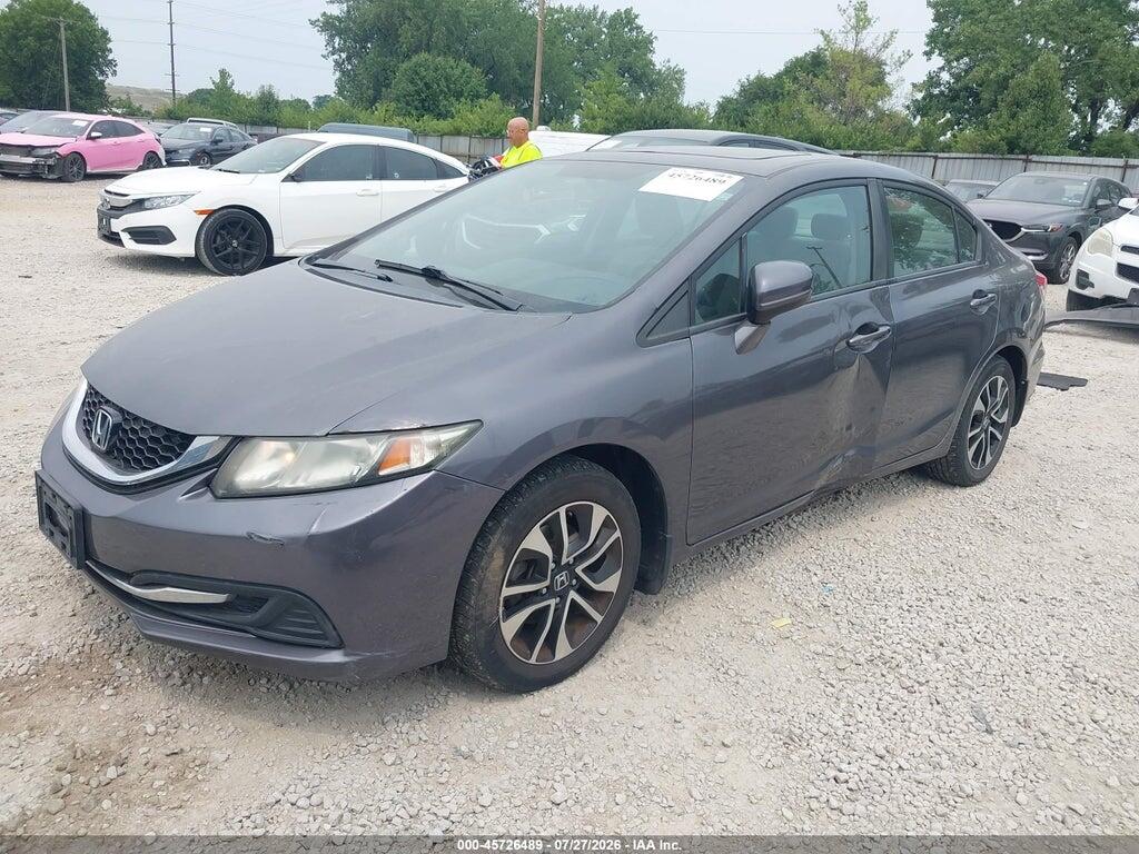 2HGFB2F82EH556389 2014 HONDA CIVIC photo no. 2
