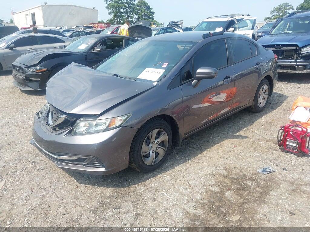 19XFB2F55EE033268 2014 HONDA CIVIC photo no. 2