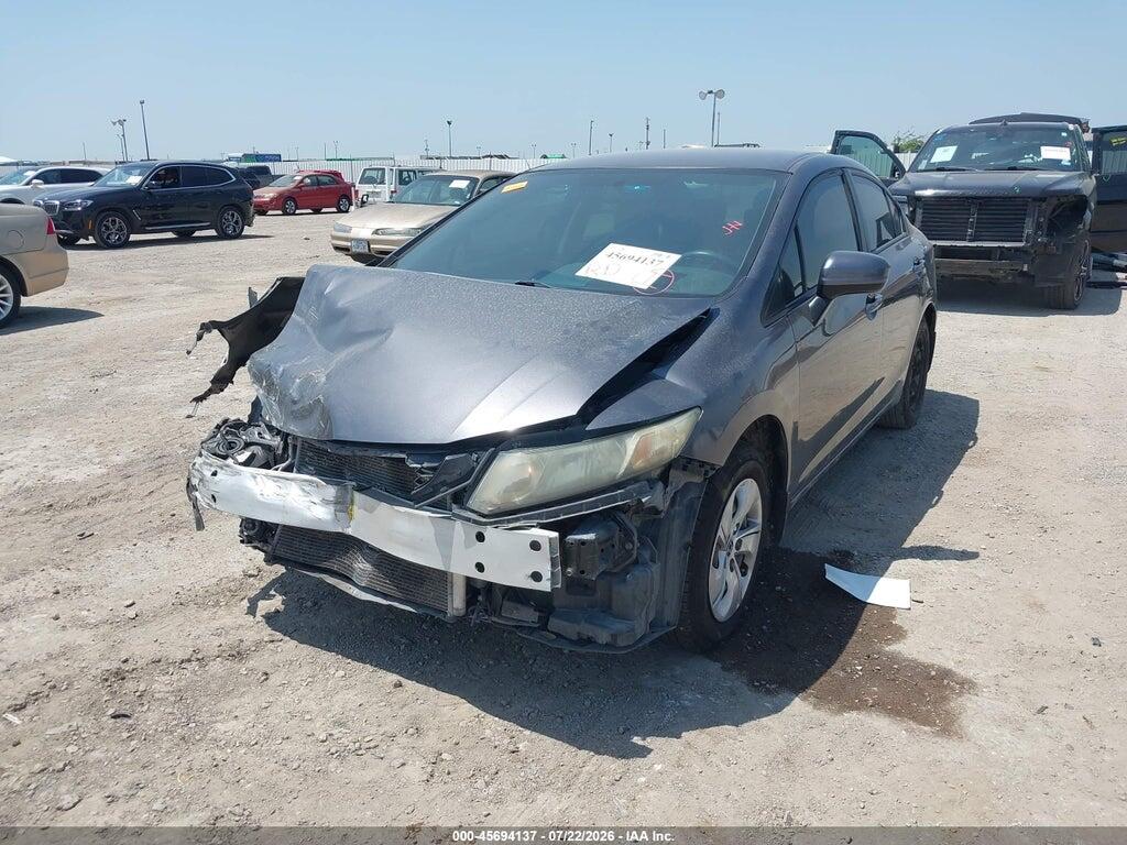 19XFB2F56EE000943 2014 HONDA CIVIC photo no. 2