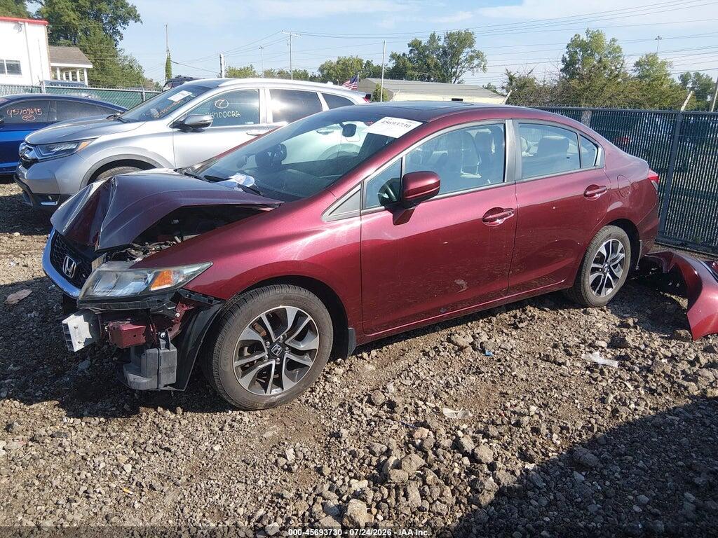 19XFB2F81EE022407 2014 HONDA CIVIC photo no. 2