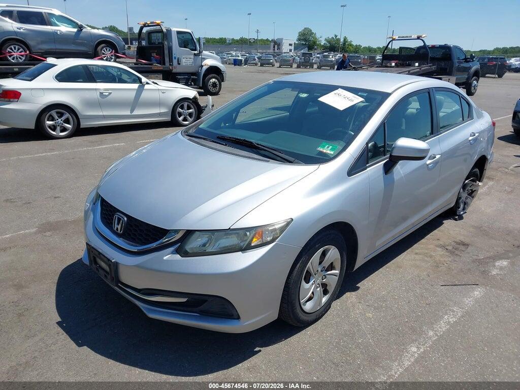 2HGFB2F54EH540992 2014 HONDA CIVIC photo no. 2