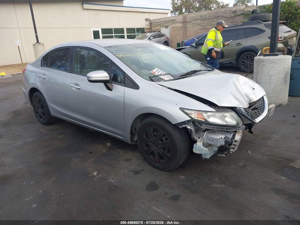 19XFB2F56EE230207 2014 HONDA CIVIC photo no. 1