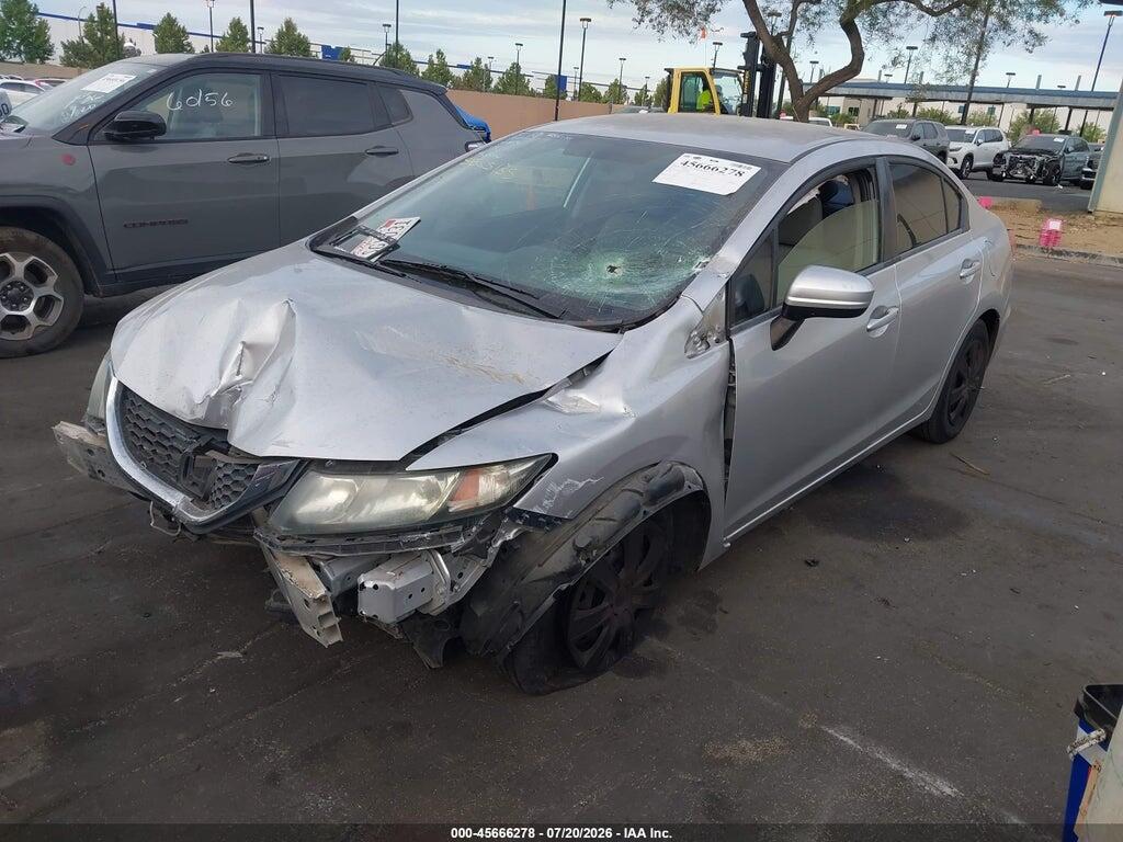 19XFB2F56EE230207 2014 HONDA CIVIC photo no. 2