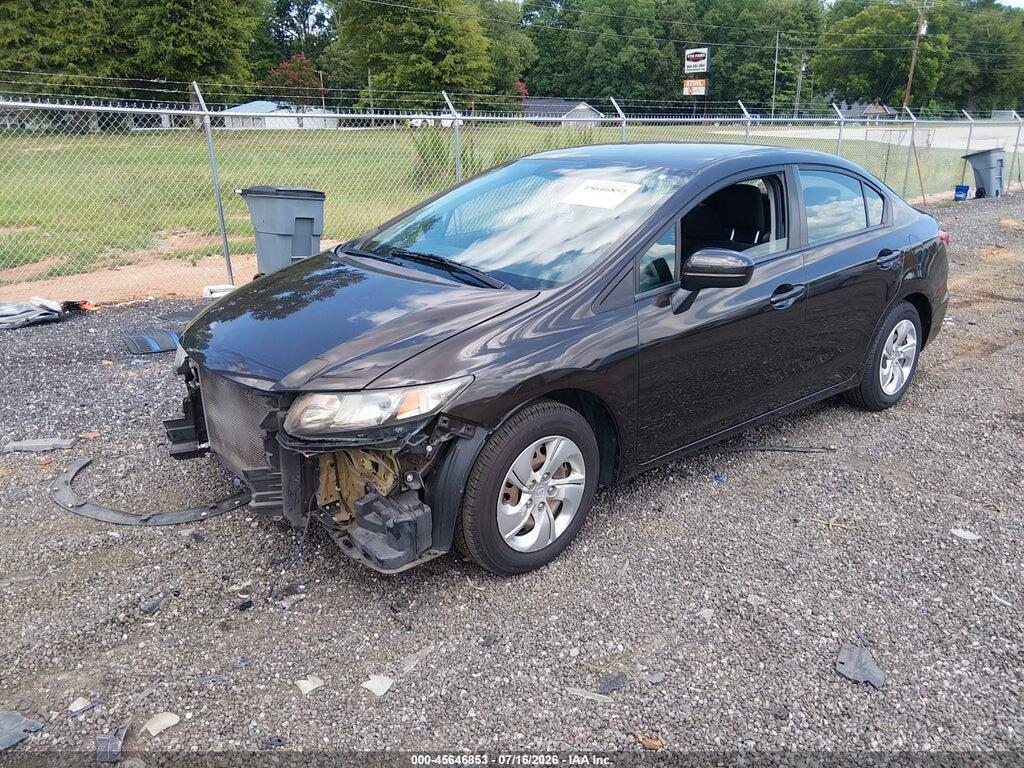 2HGFB2F51EH519372 2014 HONDA CIVIC photo no. 2