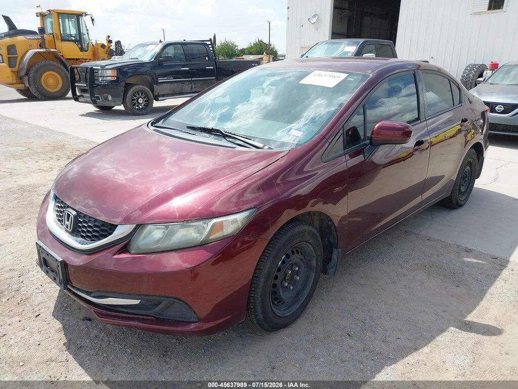 19XFB2F55EE038051 2014 HONDA CIVIC photo no. 2