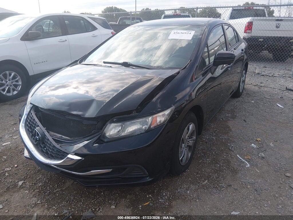 2HGFB2F58EH558105 2014 HONDA CIVIC photo no. 2