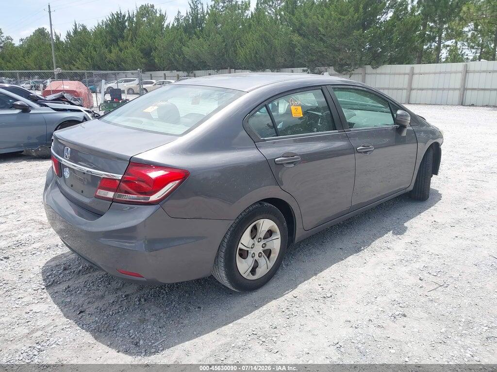 19XFB2F51EE033669 2014 HONDA CIVIC photo no. 4