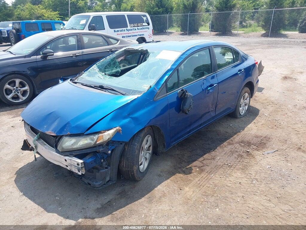 2HGFB2F53EH502878 2014 HONDA CIVIC photo no. 2