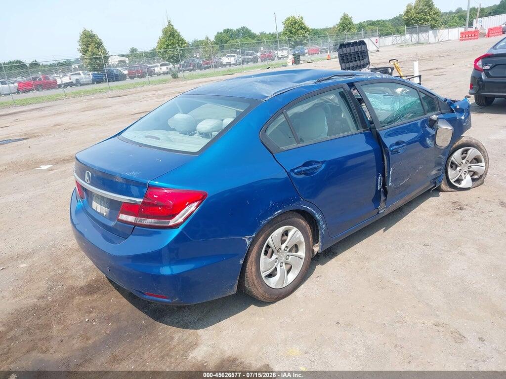 2HGFB2F53EH502878 2014 HONDA CIVIC photo no. 4