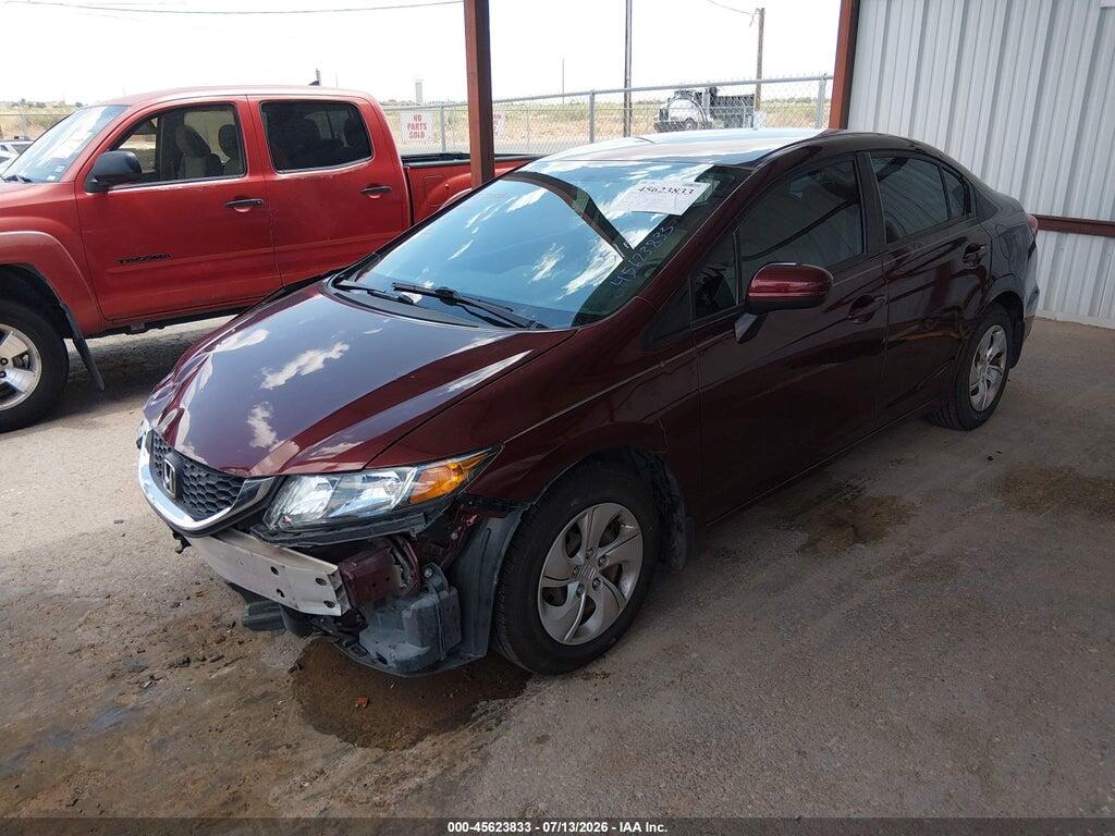 19XFB2F51EE056482 2014 HONDA CIVIC photo no. 2