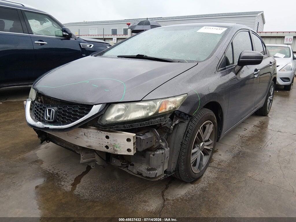 2HGFB2F51EH533658 2014 HONDA CIVIC photo no. 2