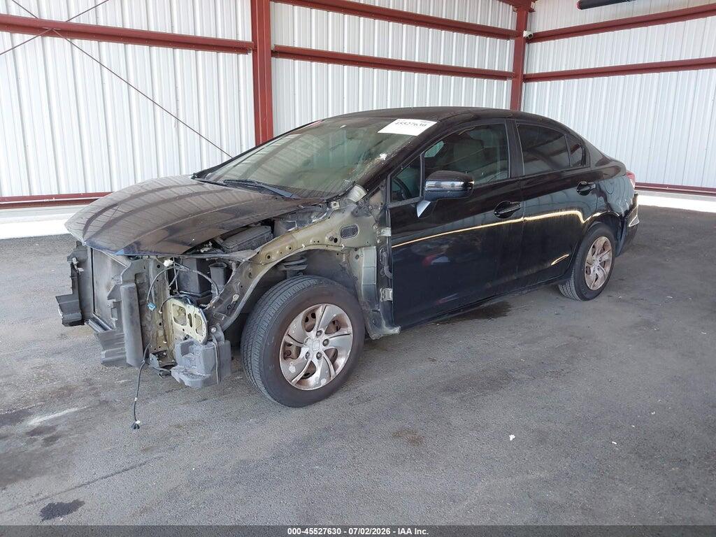 2HGFB2F58EH525945 2014 HONDA CIVIC photo no. 2