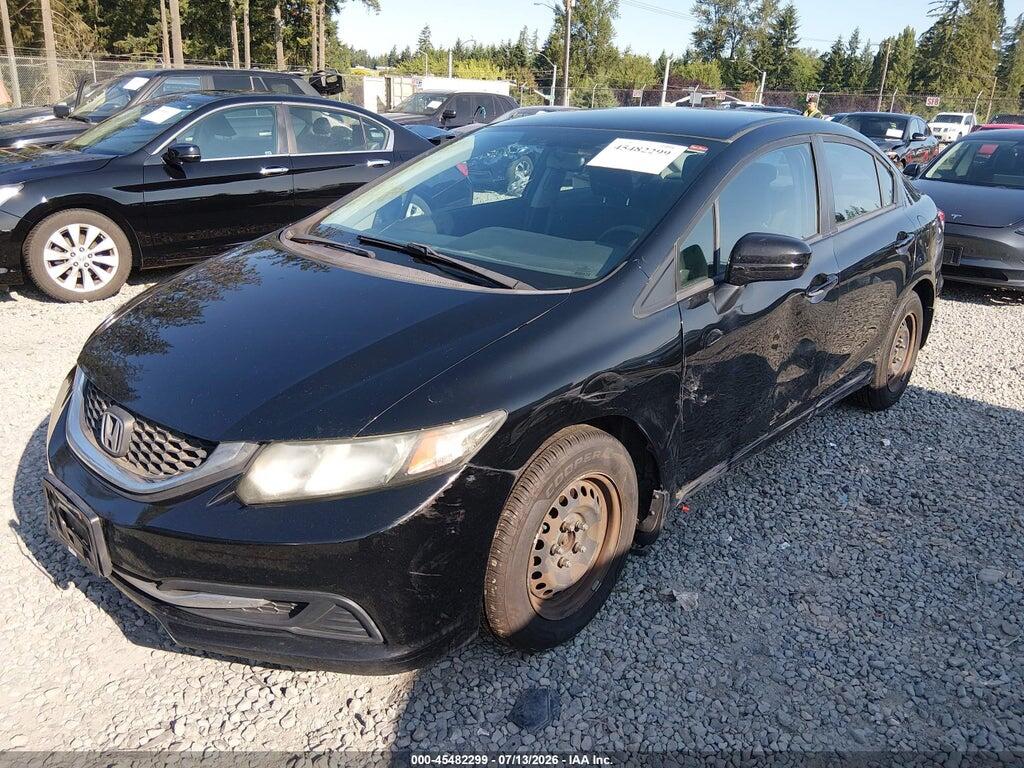 19XFB2F56EE018830 2014 HONDA CIVIC photo no. 2