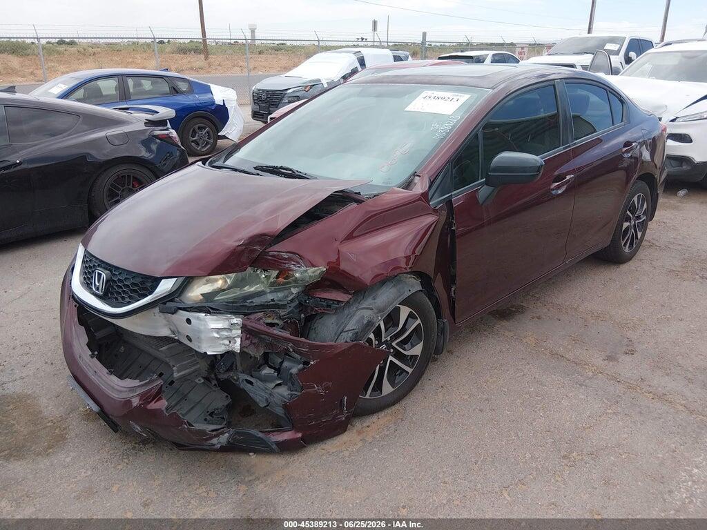 19XFB2F85EE046614 2014 HONDA CIVIC photo no. 2