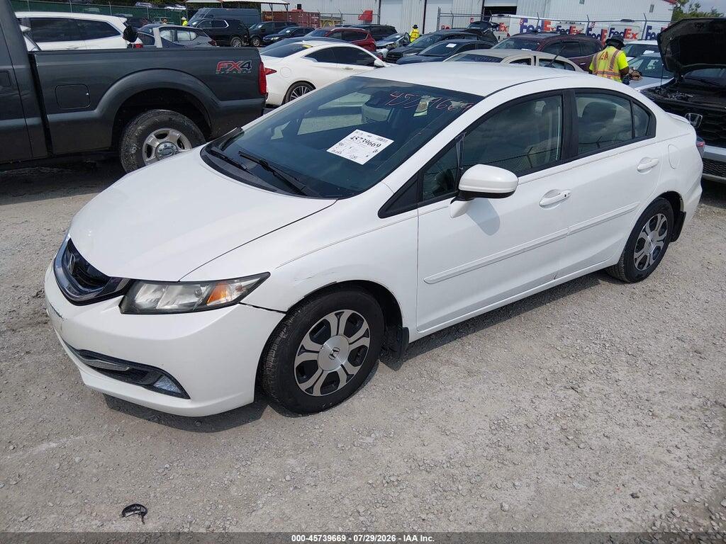 19XFB4F36EE000807 2014 HONDA CIVIC HYBRID photo no. 2