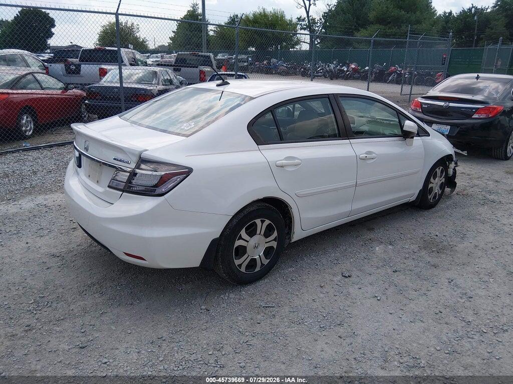 19XFB4F36EE000807 2014 HONDA CIVIC HYBRID photo no. 4