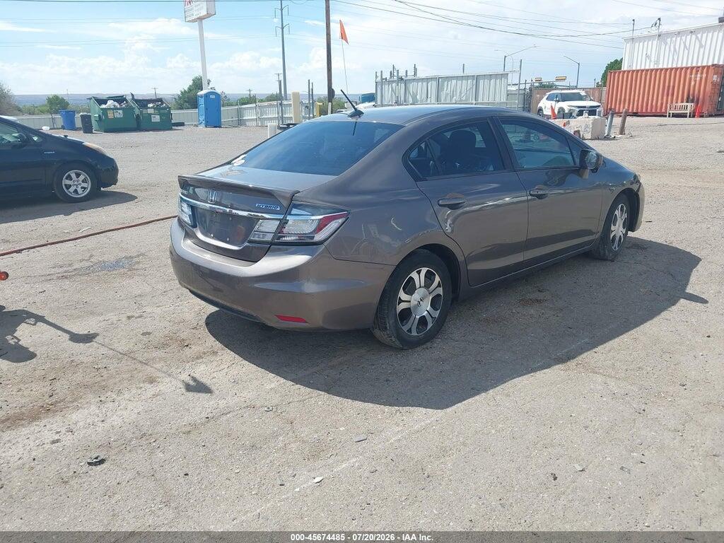 19XFB4F25EE000742 2014 HONDA CIVIC HYBRID photo no. 4