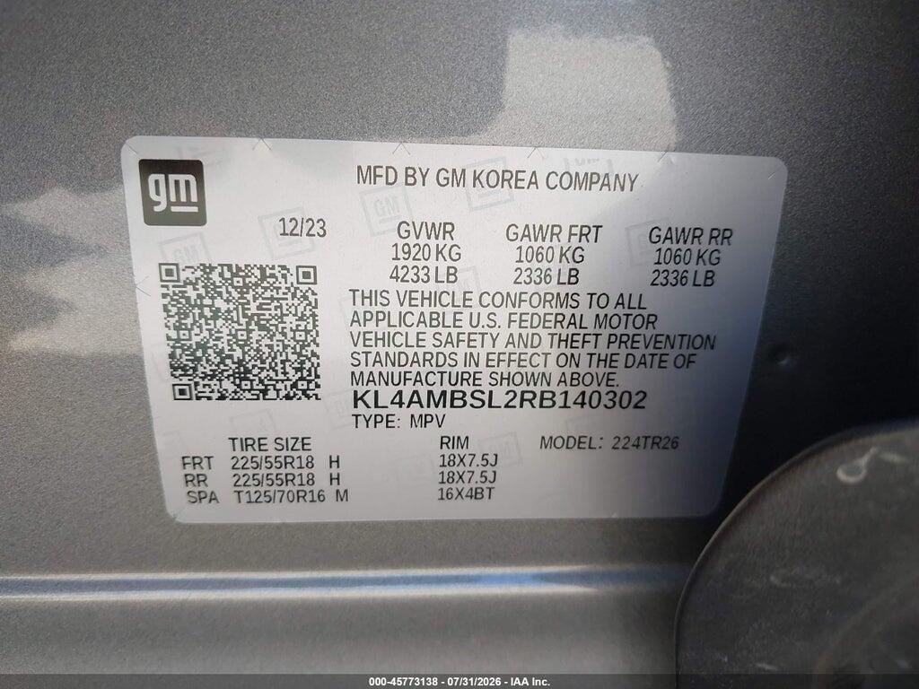 KL4AMBSL2RB140302 2024 BUICK ENCORE GX photo no. 9