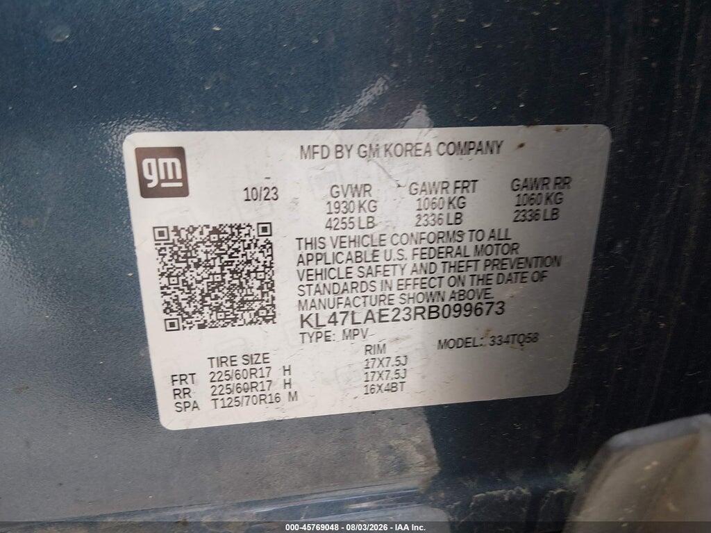 KL47LAE23RB099673 2024 BUICK ENVISTA photo no. 9