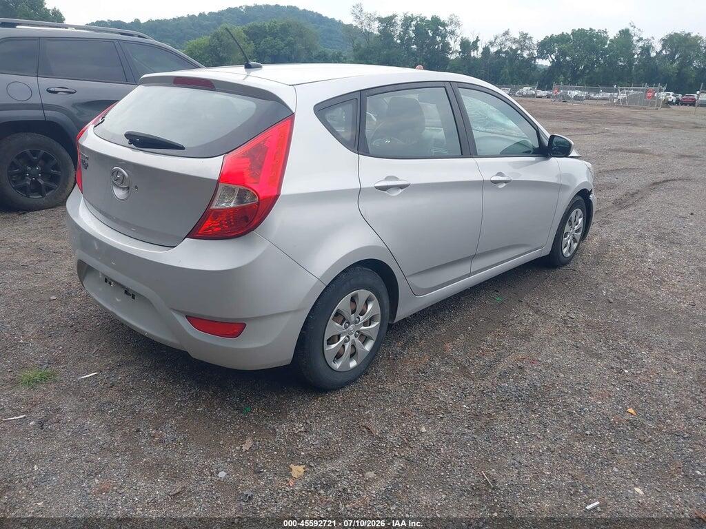 KMHCT5AE2HU335594 2017 HYUNDAI ACCENT photo no. 4