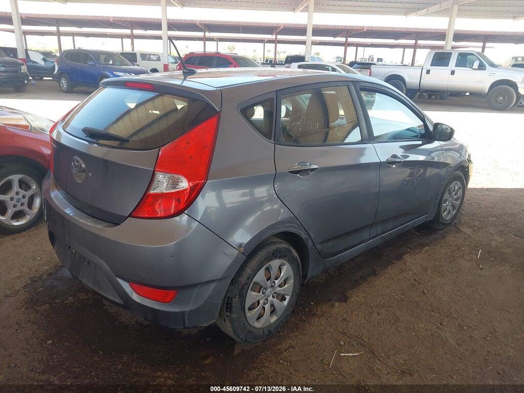 KMHCT5AE9HU326164 2017 HYUNDAI ACCENT photo no. 4