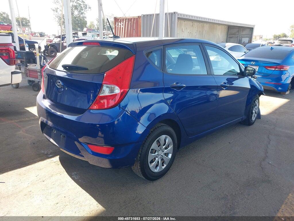 KMHCT5AE4HU315119 2017 HYUNDAI ACCENT photo no. 4