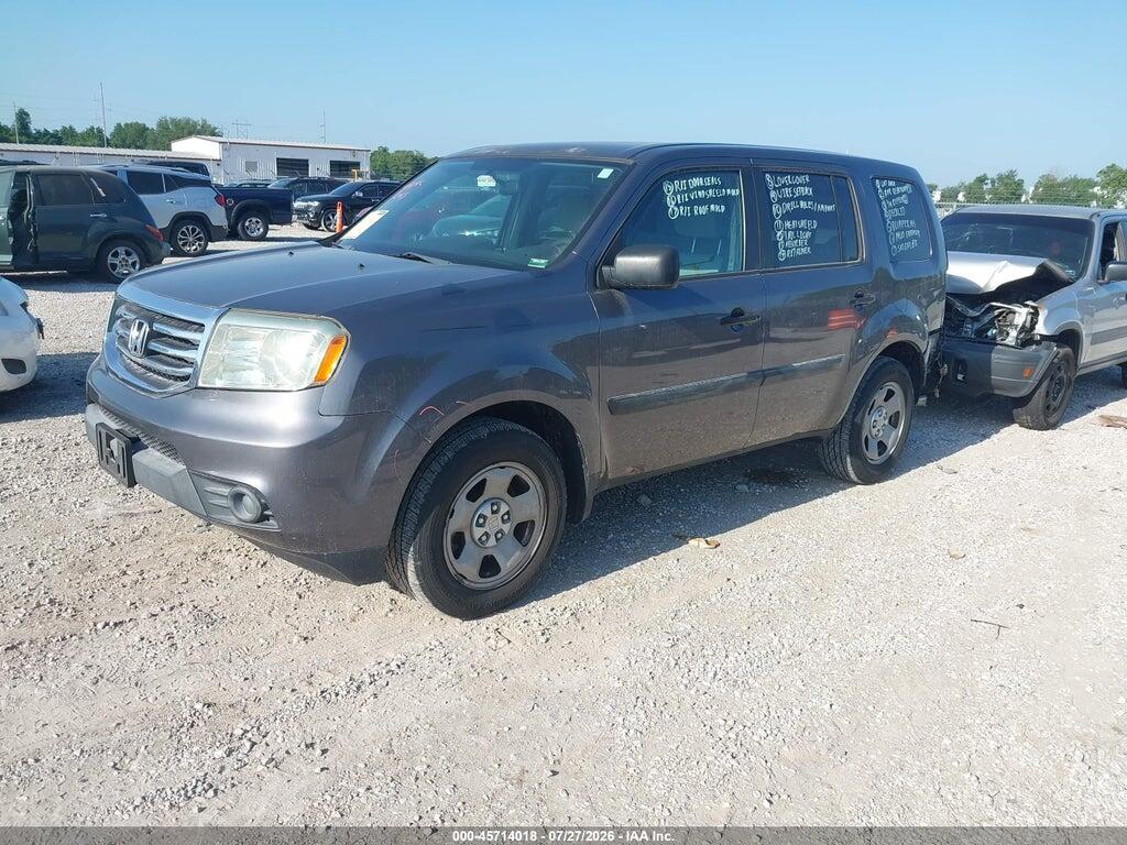 5FNYF3H27EB007061 2014 HONDA PILOT photo no. 2