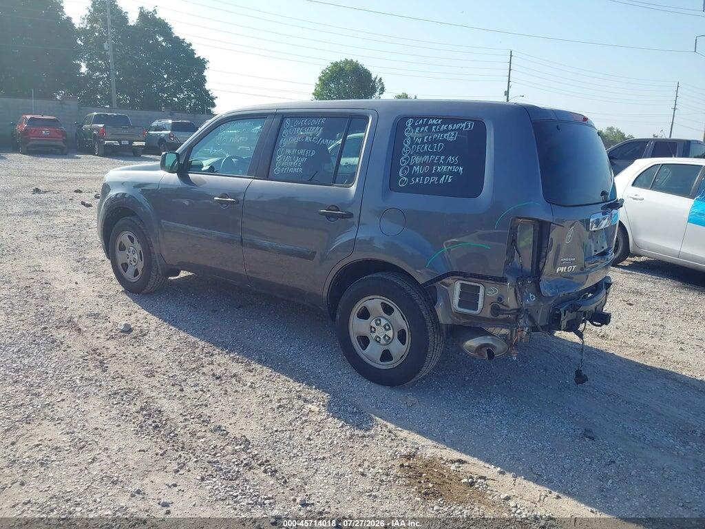 5FNYF3H27EB007061 2014 HONDA PILOT photo no. 3