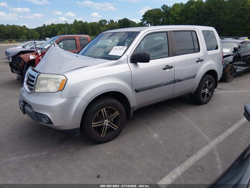 5FNYF3H24EB019765 2014 HONDA PILOT photo no. 2
