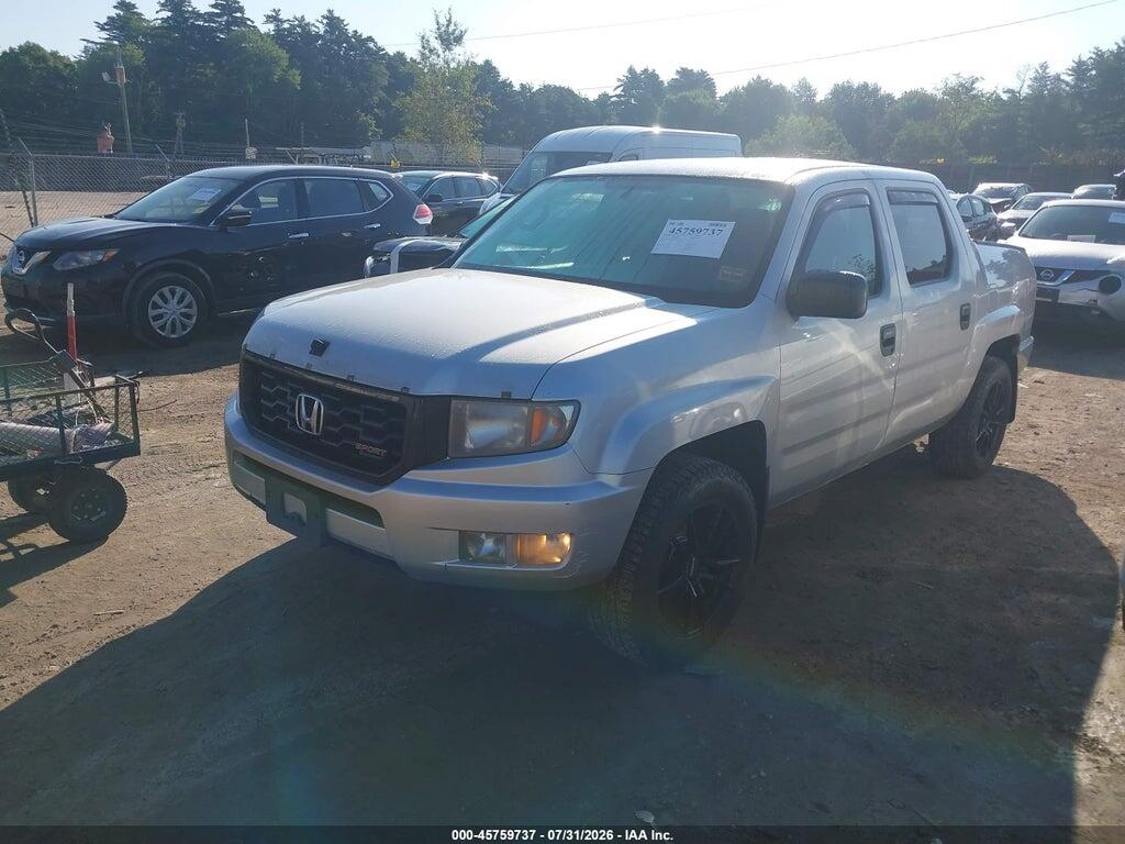 5FPYK1F7XEB002622 2014 HONDA RIDGELINE photo no. 2