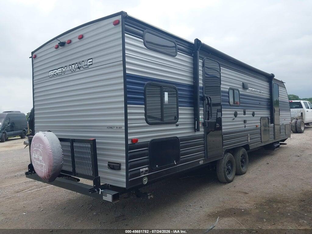 4X4TCKC22MK071962 2021 FOREST RIVER CHEROKEE GREY WOLF M-27DBHC photo no. 4