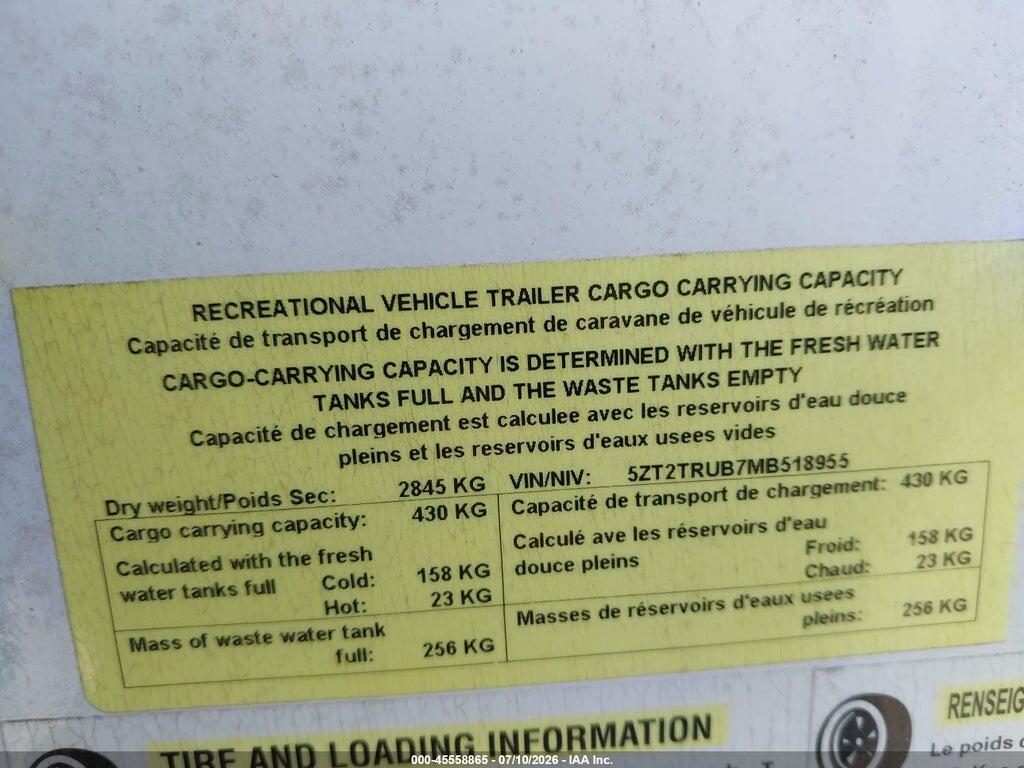 5ZT2TRUB7MB518955 2021 FOREST RIVER OTHER photo no. 9