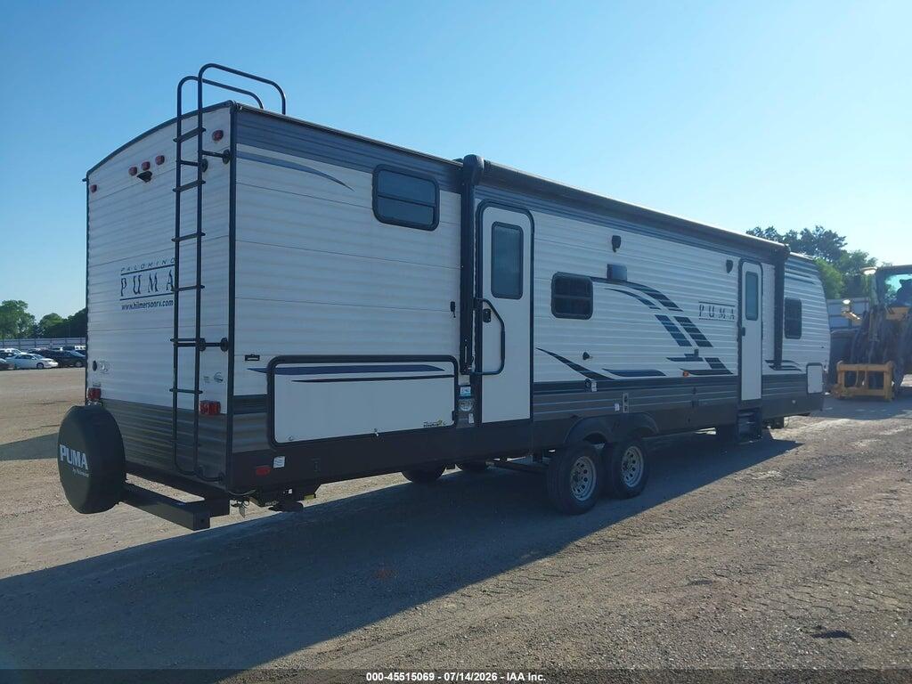 5ZT2PUTB7M4010501 2021 FOREST RIVER PALOMINO PUMA 28BHSS TRAVEL TRAILER photo no. 4