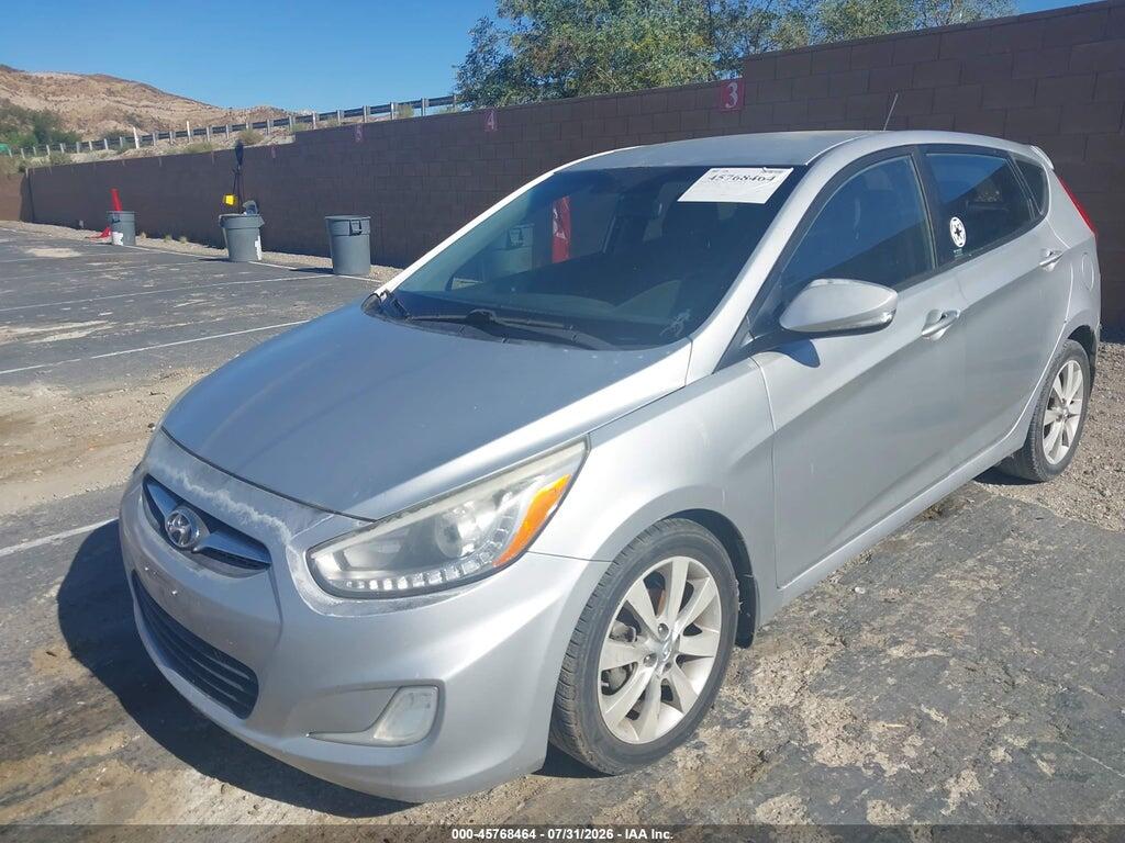 KMHCU5AE2EU141981 2014 HYUNDAI ACCENT photo no. 2