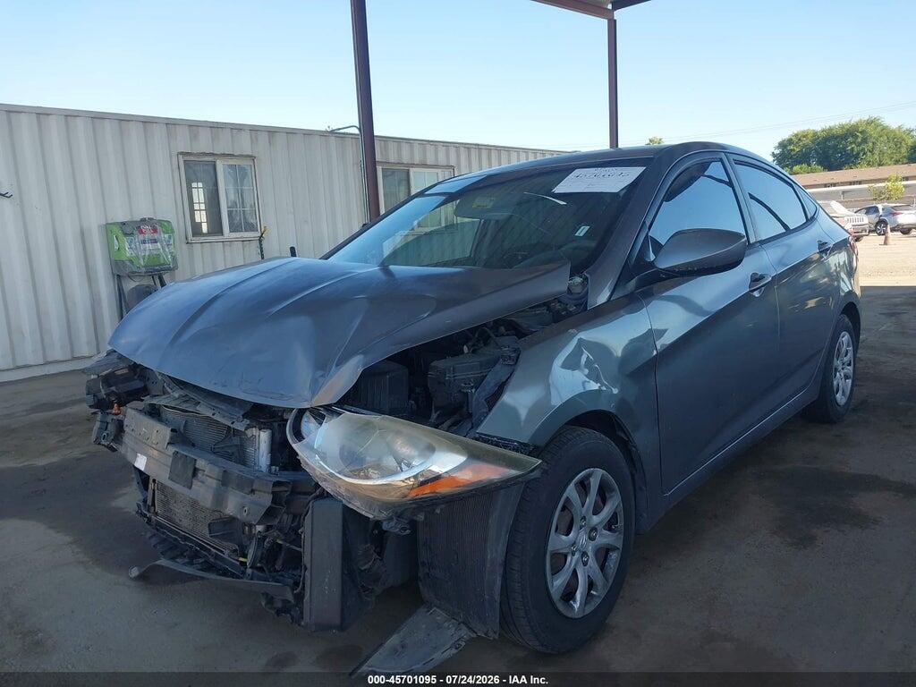 KMHCT4AE3EU670966 2014 HYUNDAI ACCENT photo no. 2