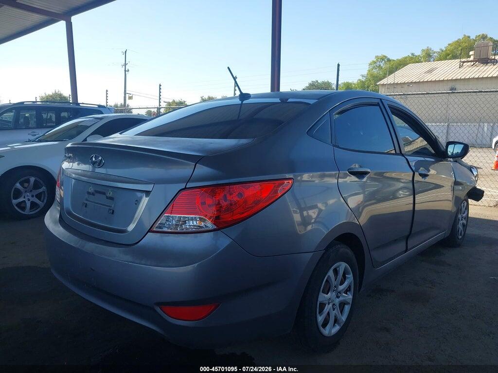 KMHCT4AE3EU670966 2014 HYUNDAI ACCENT photo no. 4