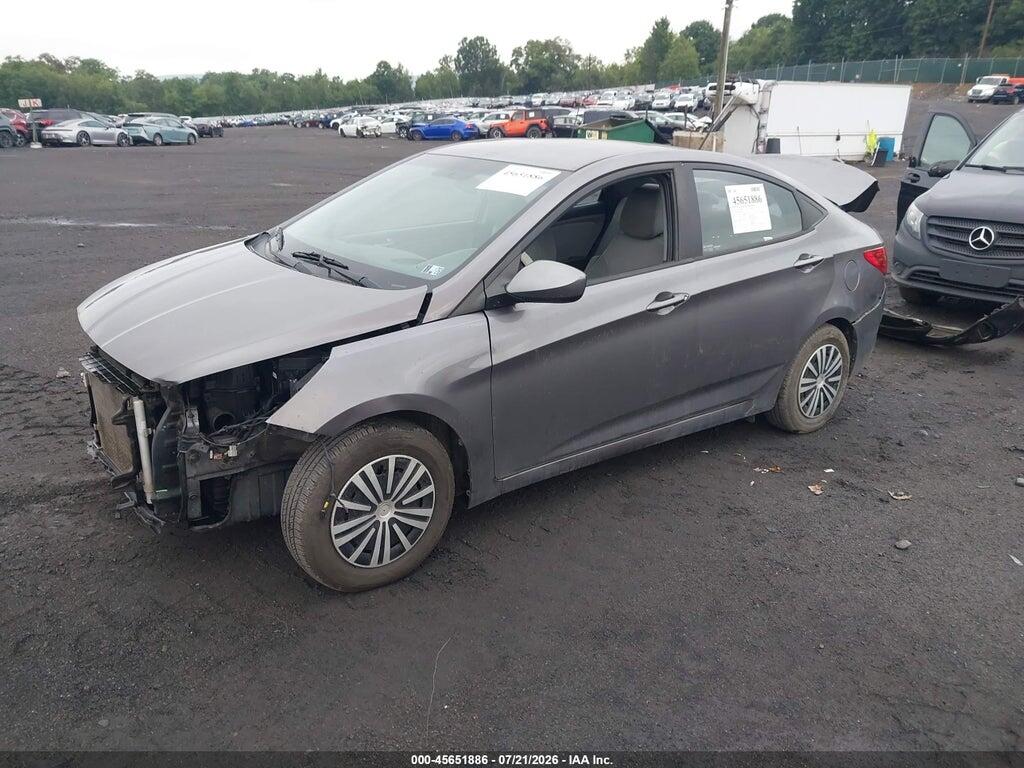 KMHCT4AE4EU694161 2014 HYUNDAI ACCENT photo no. 2