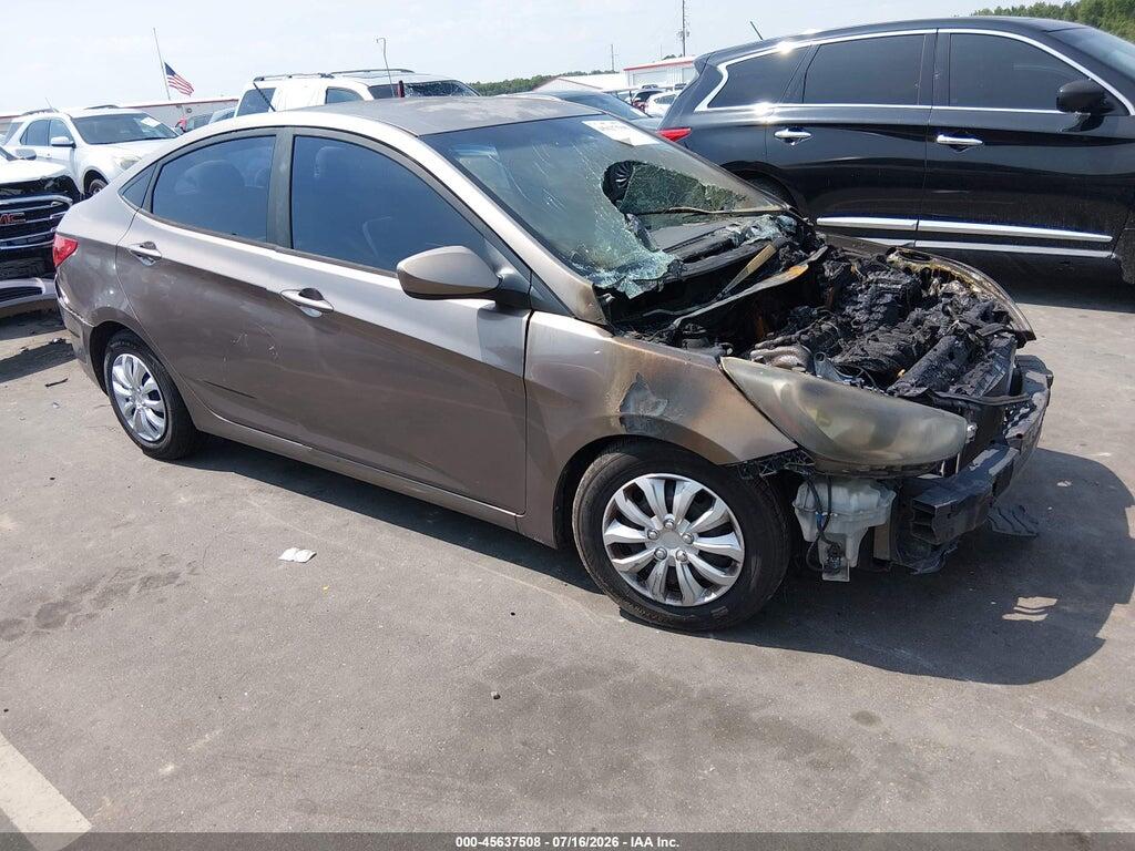 KMHCT4AE9EU492318 2014 HYUNDAI ACCENT photo no. 1