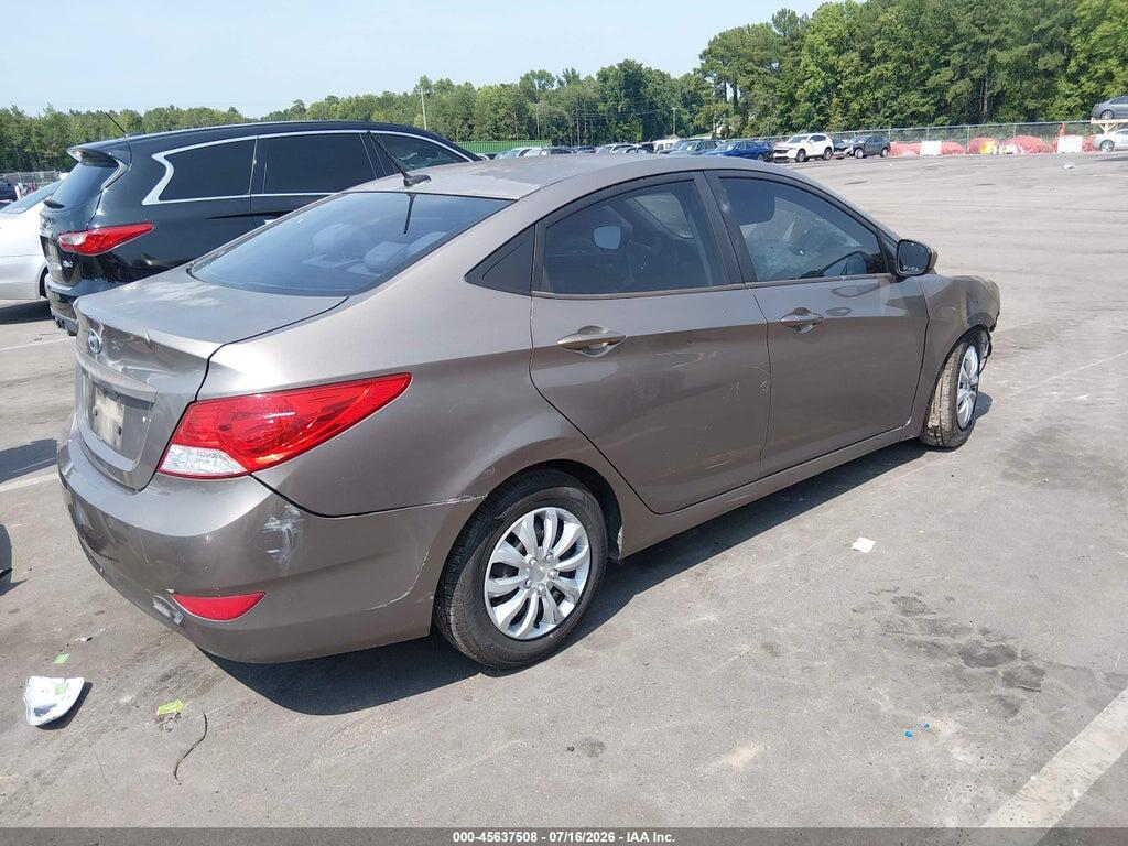 KMHCT4AE9EU492318 2014 HYUNDAI ACCENT photo no. 4