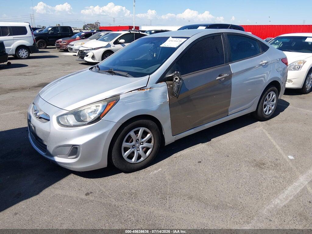 KMHCT4AE1EU600057 2014 HYUNDAI ACCENT photo no. 2