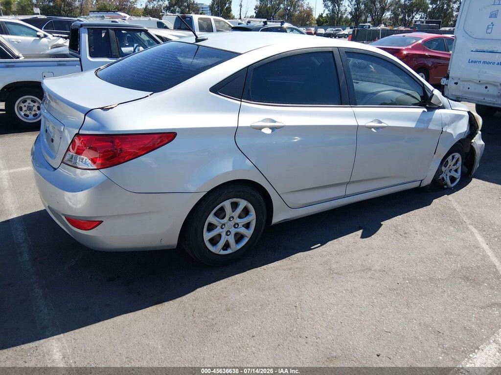 KMHCT4AE1EU600057 2014 HYUNDAI ACCENT photo no. 4