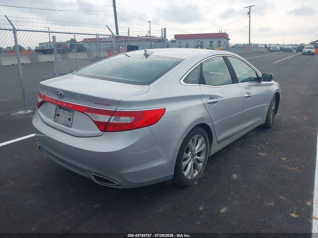 KMHFH4JG8EA369353 2014 HYUNDAI AZERA photo no. 4