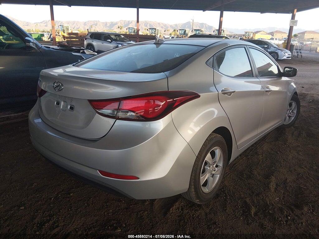 KMHDH4AE2EU181495 2014 HYUNDAI ELANTRA photo no. 4